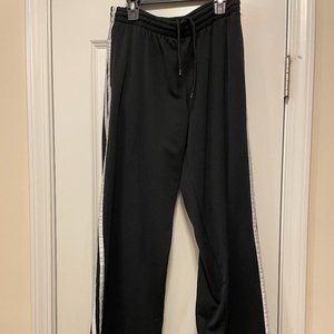 Men's Casual Jogging Track Pants With White Stripe Size Medium Steve & Barry's
